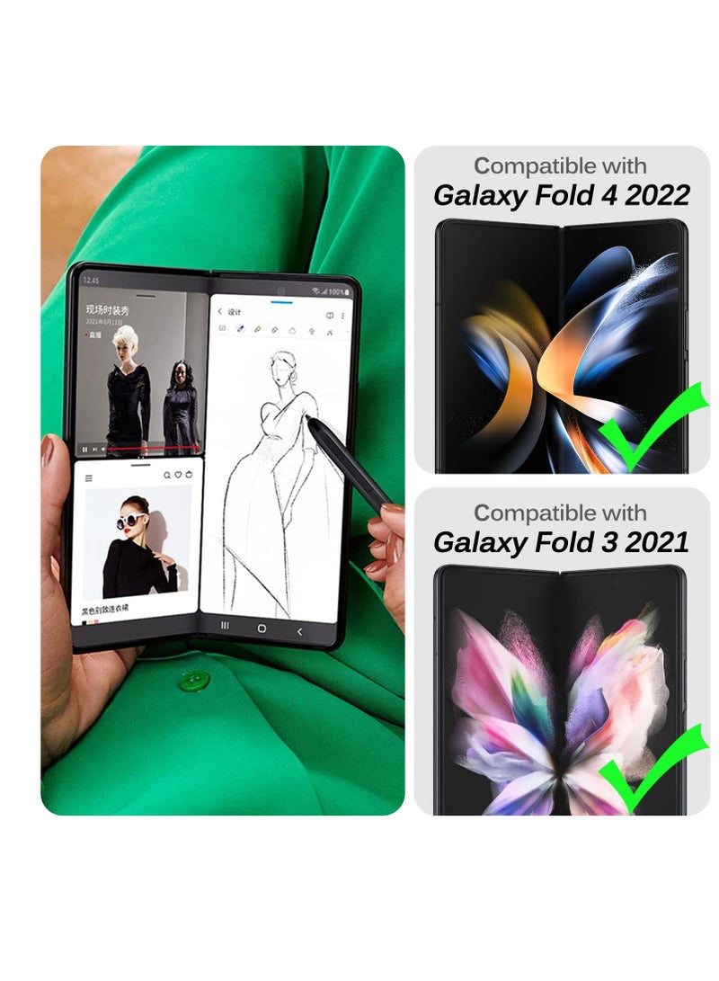 قلم Samsung Galaxy Z Fold 4/Z Fold 3 S Stylus، بدون شحن وحساسية عالية، قلم S بديل لهاتف Galaxy Z Fold 4/Galaxy Z Fold 3 (أسود) - Image 2